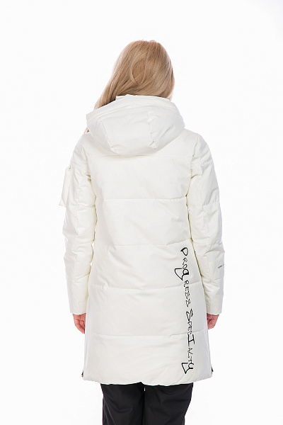 Женский зимний Пуховик WHS Белый, 8783289