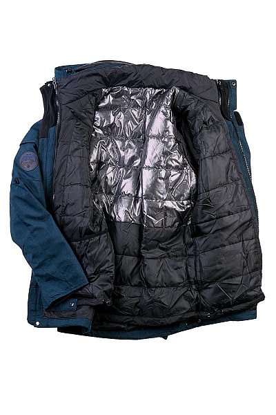 Мужская зимняя Парка WHS Синий, 878387