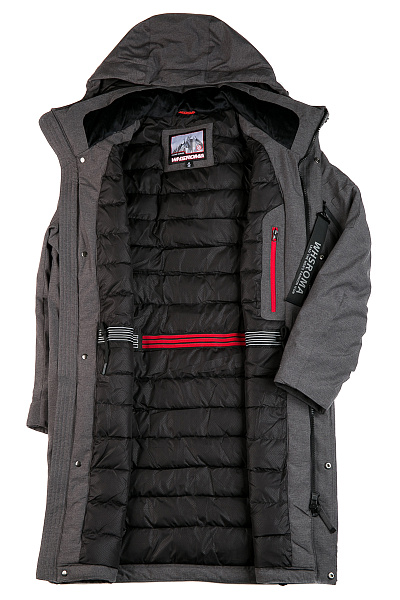 Мужская зимняя Парка WHS Темно-серый, 8783201