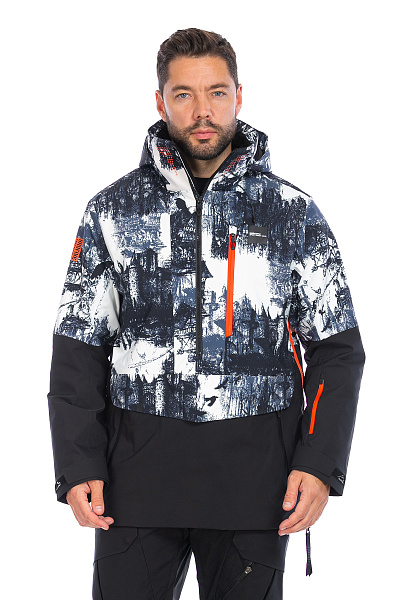 Мужской горнолыжный Анорак WHS Черный, 8783353