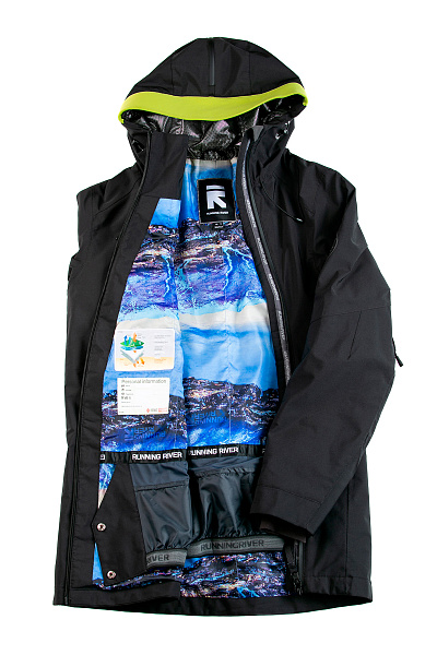 Женский горнолыжный Костюм Running River Черный, 8278126K2