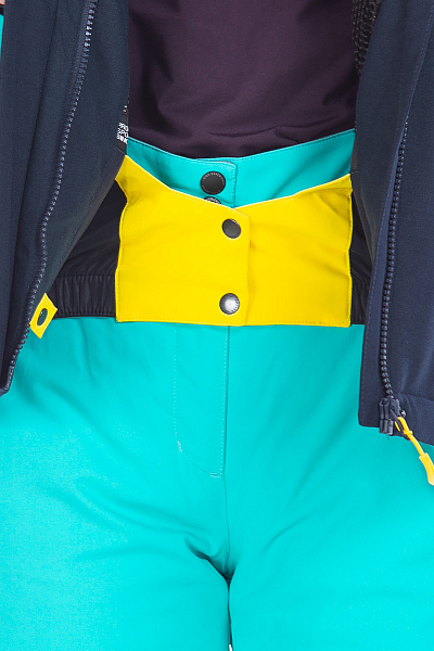 Женский горнолыжный Костюм High Experience Бирюзовый, 6980402K2