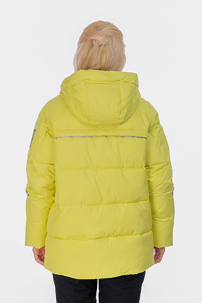 Женский зимний Пуховик WHS Желтый, 8783242