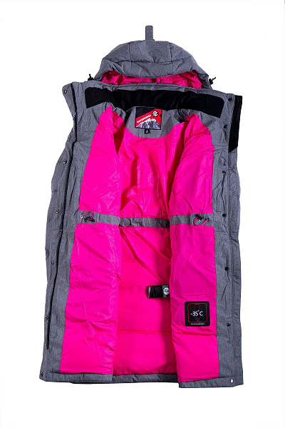 Женская зимняя Парка WHS Серый, 8783138