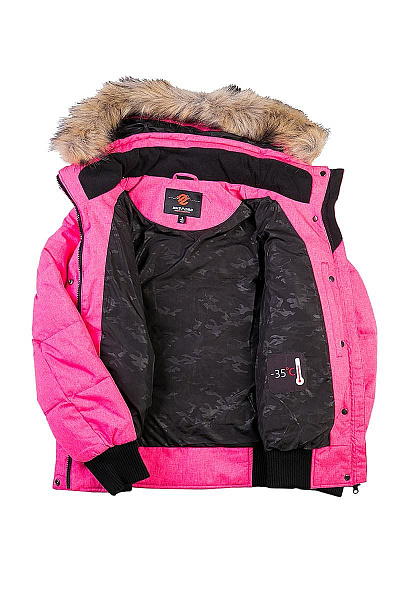Женский зимний Пуховик WHS Розовый, 878371