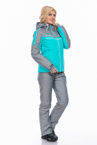 Женский горнолыжный Костюм High Experience Бирюзовый, 6980308K2
