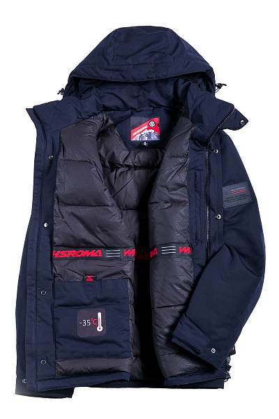 Мужская зимняя Парка WHS Синий, 8783134