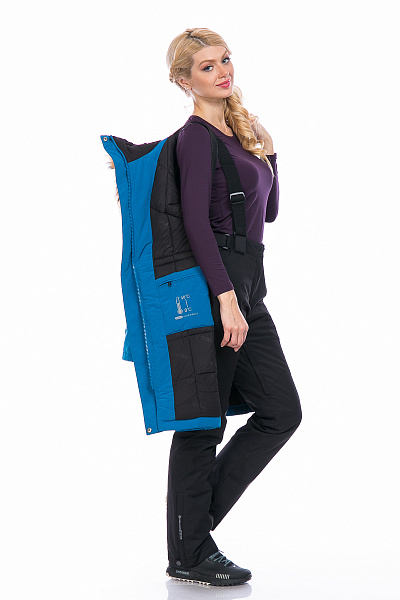 Женская зимняя Парка High Experience Голубой, 6980333