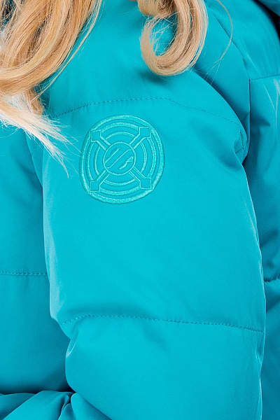 Женский зимний Пуховик WHS Голубой, 8783129