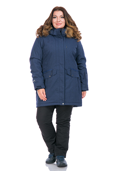 Женская зимняя Парка High Experience Темно-синий, 6980375