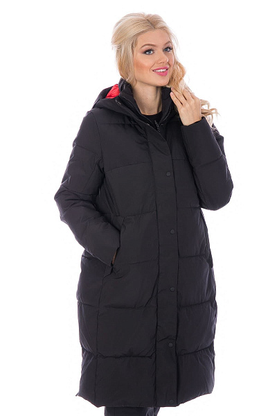 Женский зимний Пуховик WHS Черный, 8783155