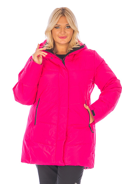Женская зимняя Куртка Lafor Малиновый, 767061