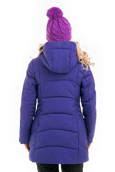 Женский зимний Пуховик WHS Фиолетовый, 878373