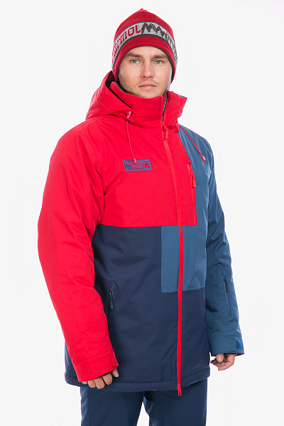 Мужская горнолыжная Куртка Running River Красный, 827890