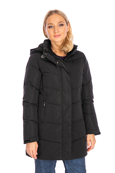 Женская зимняя Куртка Lafor Черный, 767010