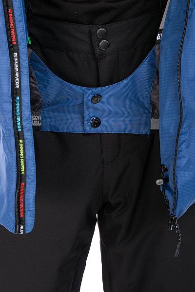 Мужской горнолыжный Пуховик Running River Темно-синий, 8278118