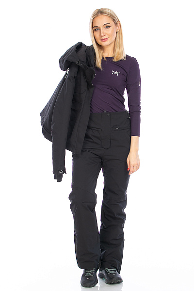Женский горнолыжный Комбинезон WHS Черный, 8783368