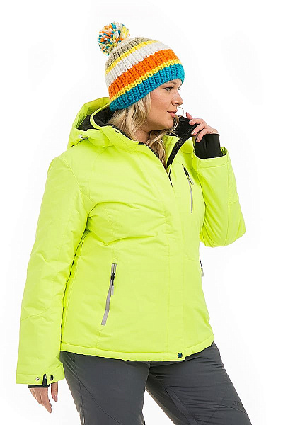 Женская горнолыжная Куртка WHS Салатовый, 878370