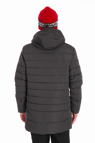 Мужской зимний Пуховик Lafor Темно-серый, 76708