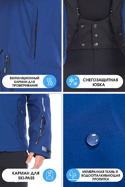 Куртка WHS Синий, 8783398