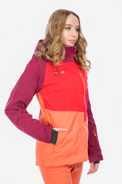Женская горнолыжная Куртка Running River Красный, 827889