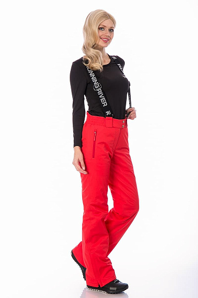 Женские горнолыжные Штаны Running River Красный, 827816