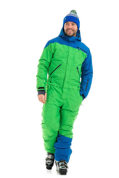 Мужской горнолыжный Комбинезон Snow Headquarter Зеленый, 83817