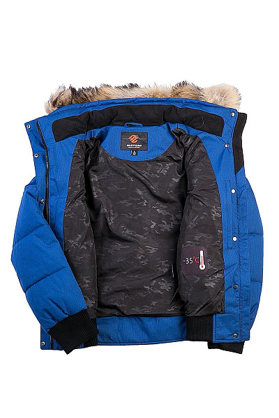 Женский зимний Пуховик WHS Синий, 878371