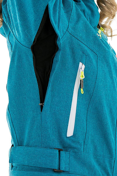 Женский горнолыжный Комбинезон Snow Headquarter Бирюзовый, 838111