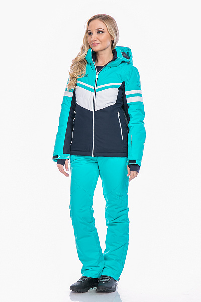 Женский горнолыжный Костюм High Experience Бирюзовый, 6980398K2