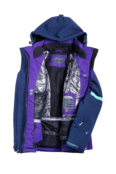 Женская горнолыжная Куртка High Experience Фиолетовый, 6980282