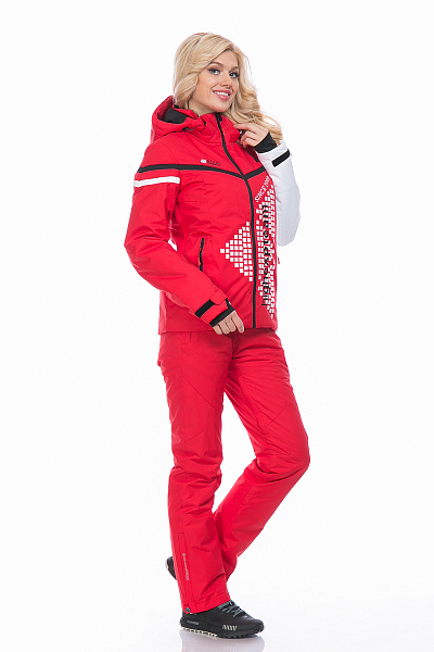 Женский горнолыжный Костюм High Experience Красный, 6980317K1