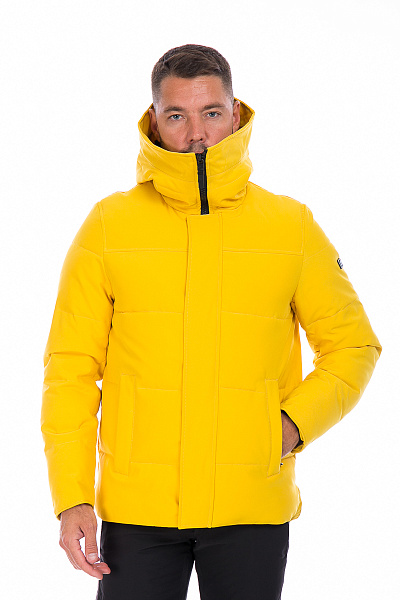 Мужской зимний Пуховик WHS Желтый, 8783200