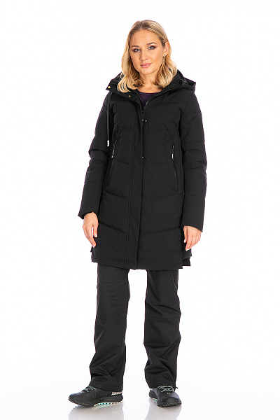 Женский зимний Пуховик WHS Черный, 8783322