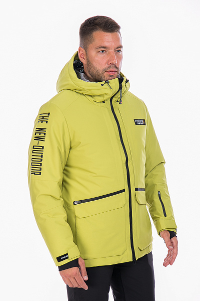 Мужская горнолыжная Куртка WHS Салатовый, 8783195