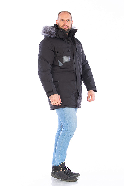 Парка WHS Черный, 8783419