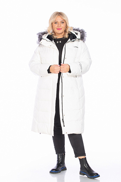 Пуховик WHS Белый, 8783401