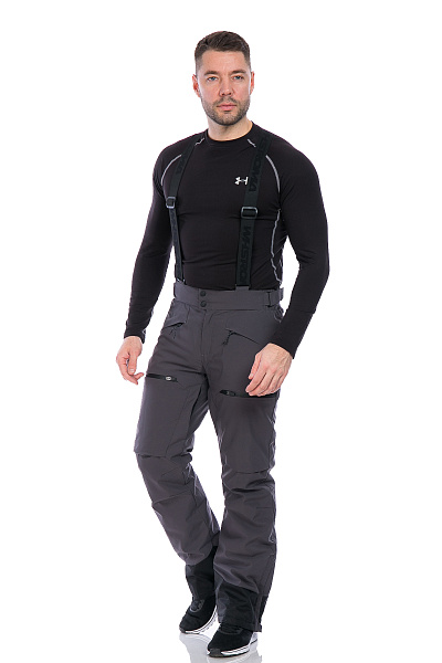 Мужские горнолыжные Штаны WHS Темно-серый, 8783167