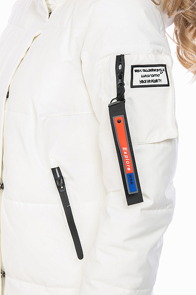 Женский зимний Пуховик WHS Белый, 8783289
