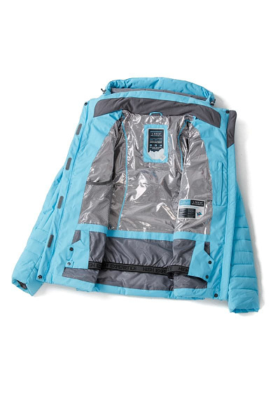 Женский горнолыжный Пуховик High Experience Голубой, 6980159