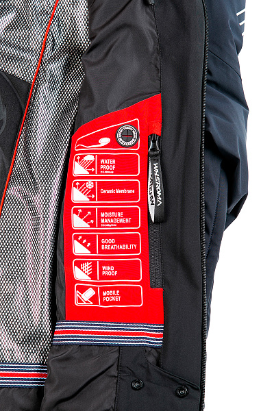 Мужская горнолыжная Куртка WHS Синий, 8783351