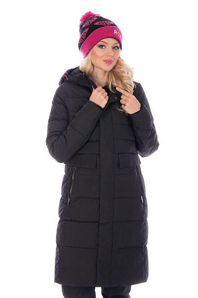 Женский зимний Пуховик WHS Черный, 8783156