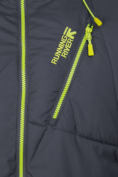 Мужской горнолыжный Пуховик Running River Серый, 827872