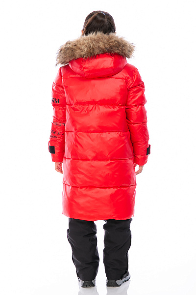 Детский зимний Пуховик WHS Красный, 8783303
