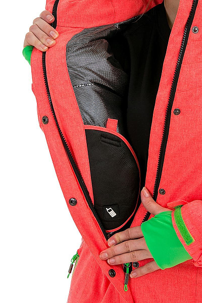 Женский горнолыжный Комбинезон Snow Headquarter Коралловый, 838111