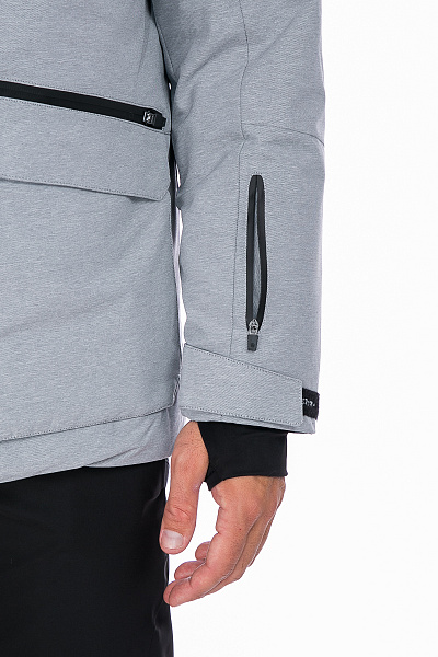 Мужская горнолыжная Куртка WHS Серый, 8783195