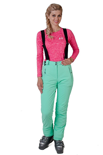 Женские горнолыжные Штаны High Experience Мятный, 6980156