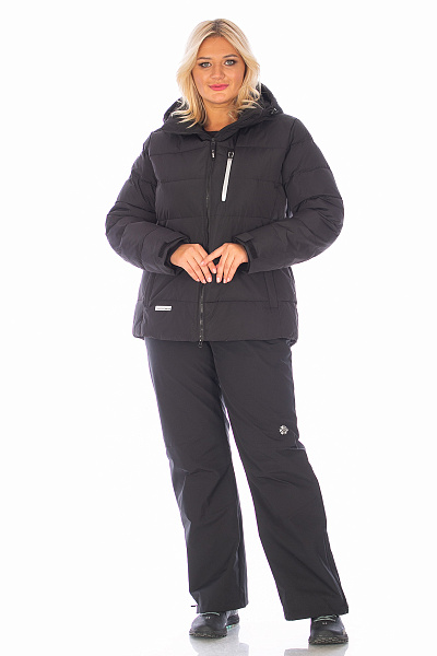 Женский зимний Пуховик Lafor Черный, 76702