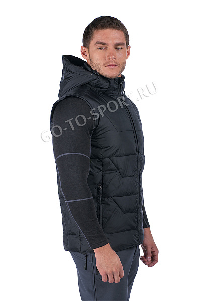 Мужской горнолыжный Жилет High Experience Черный, 6980114
