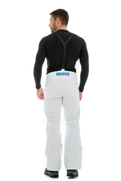 Мужские горнолыжные Штаны Running River Белый, 82784